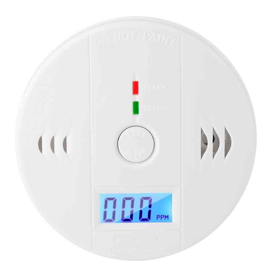 Carbon Monoxide Alarm Lcd Co Smoke Intelligent Sensor - Poisoning Gas Warning Detector Alarm