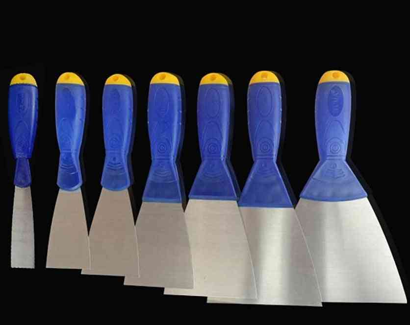 Carbon Steel Plastic Handle Wall Plastering Knife Hand Scraper Tool