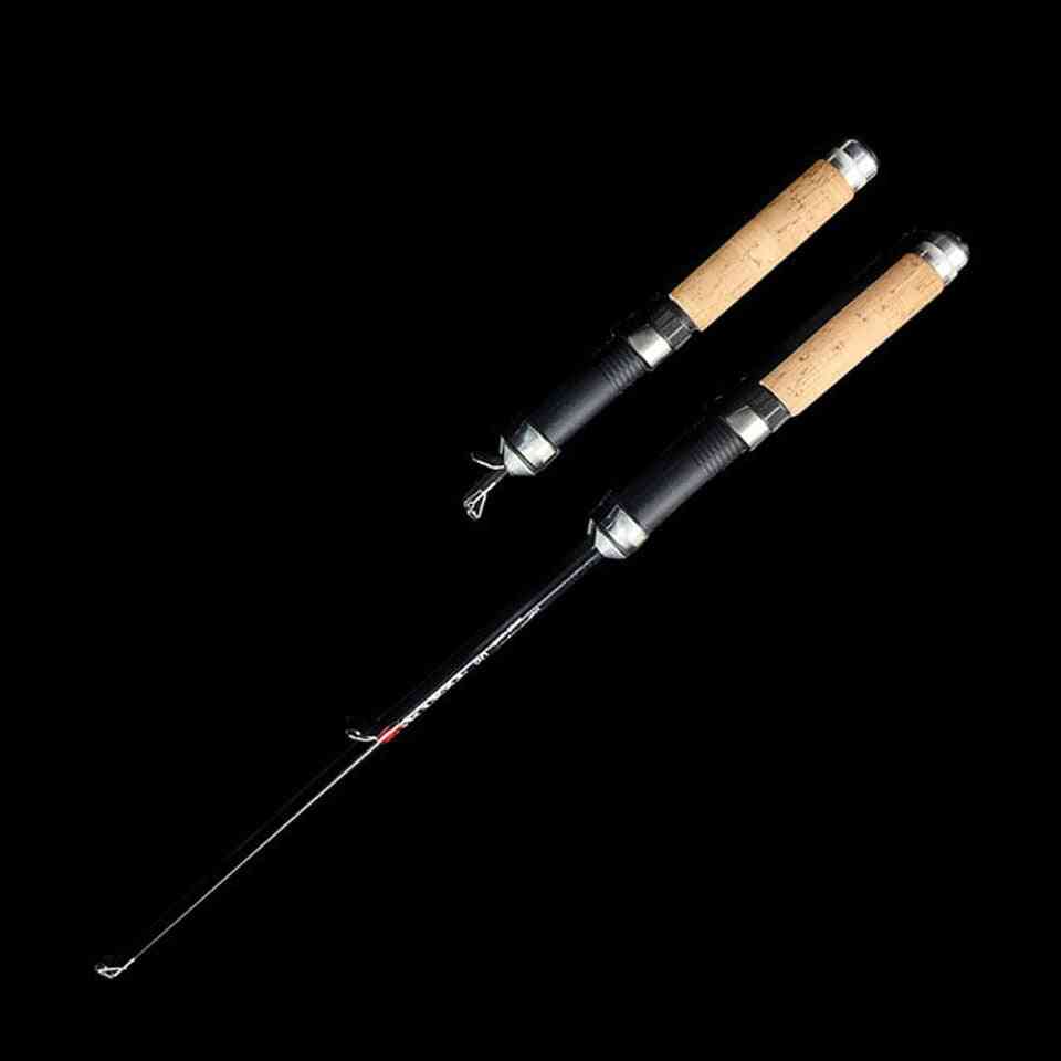 Mini- Fishing Reel Carbon Pole, Shrimp Ice Fish Rod