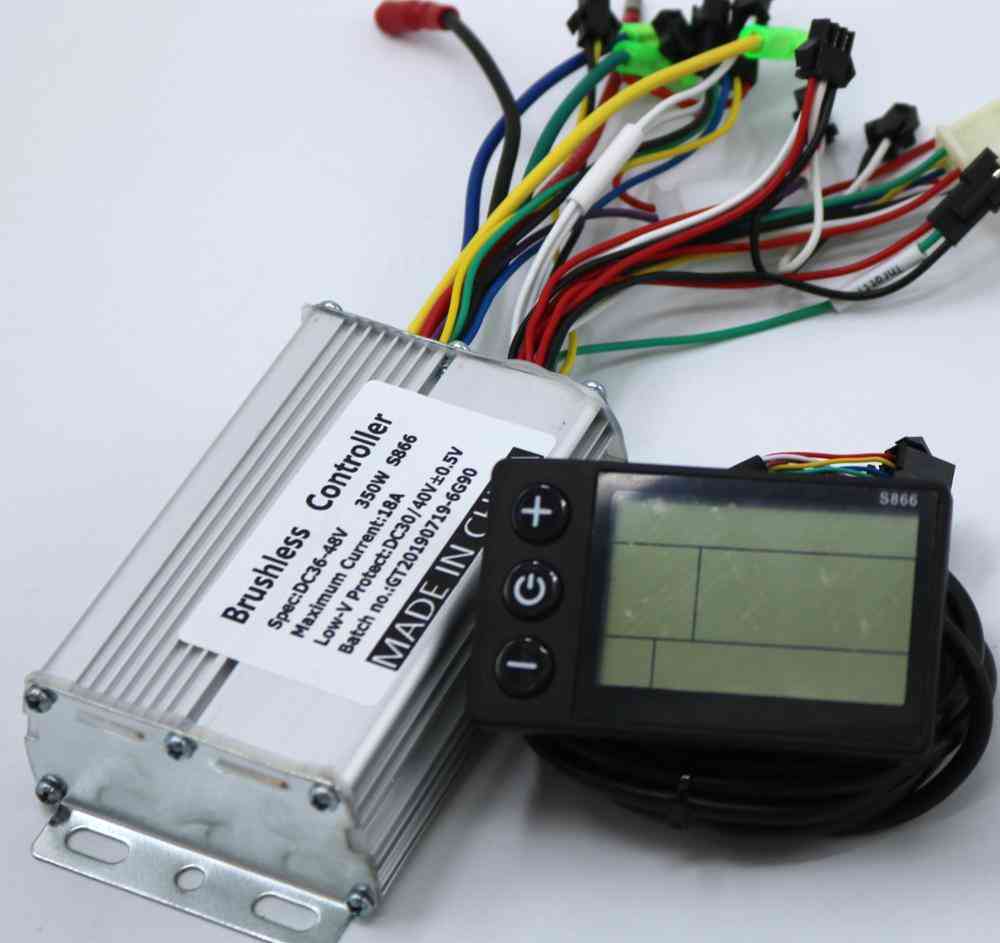 E-bike Brushless, Motor Speed Controller And Lcd Display