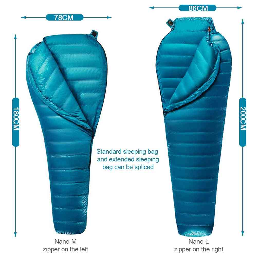 Ultralight Mummy, Down-sleeping, Lining Bag For Outdoor Camping, Hiking
