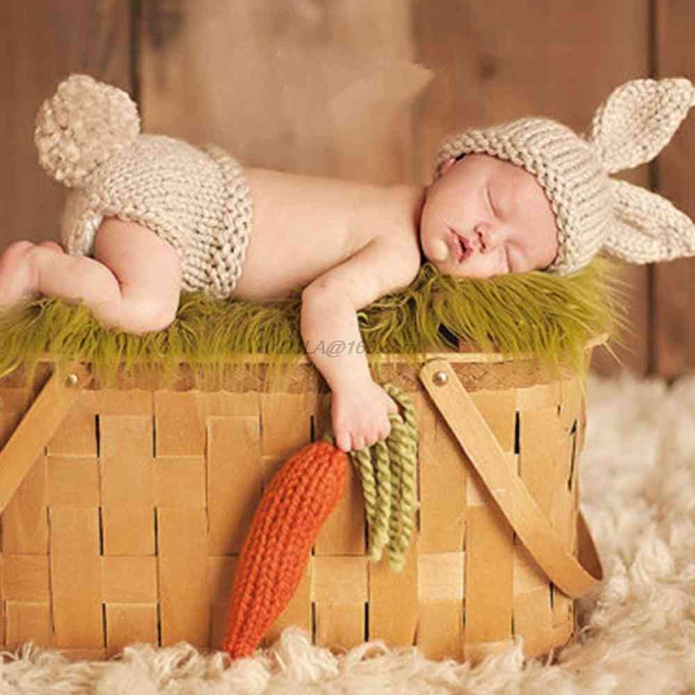 Nyfødt baby foto cool / kostumer & hat sæt