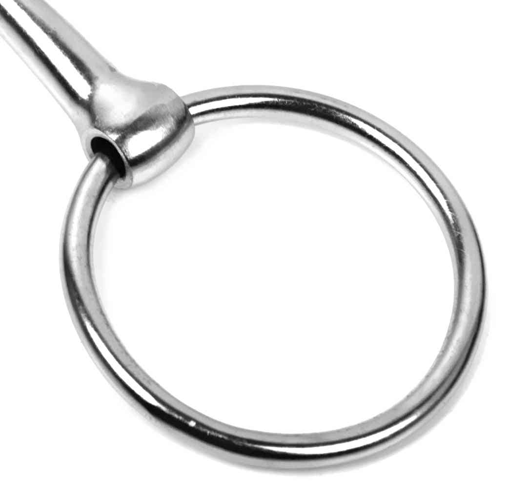 Mouth Loose 3 Inch Ring French Link Snaffle Horse Bit Equestrian Pony