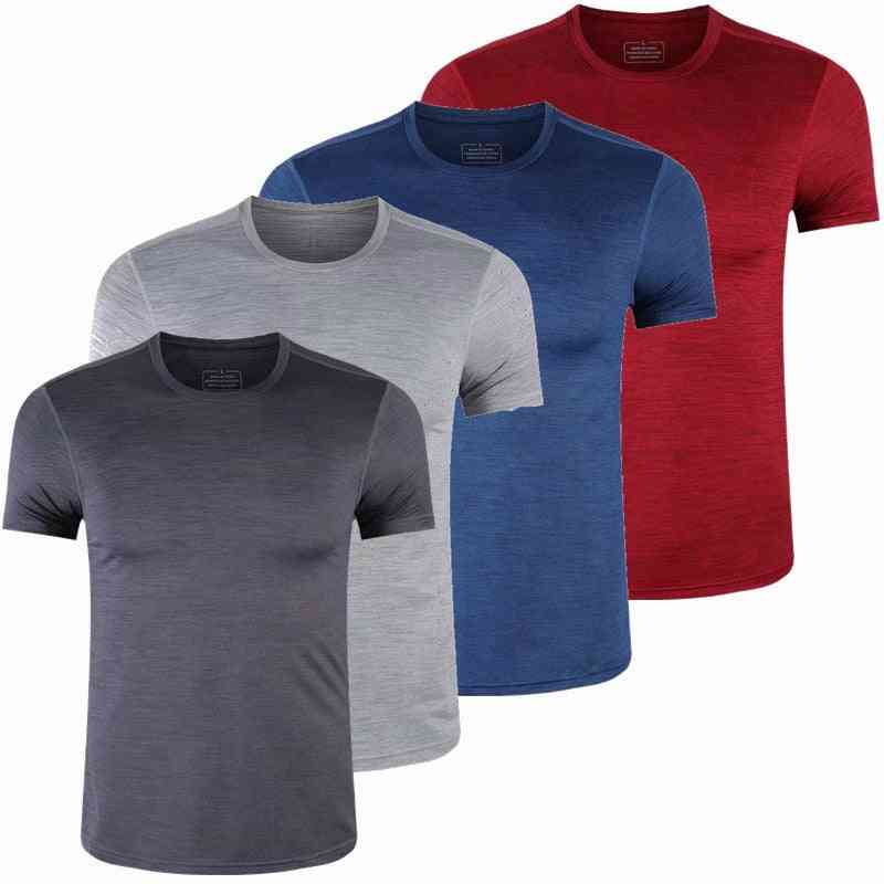 Sports Gym Men Short Sleeve Dry Fit T-shirt