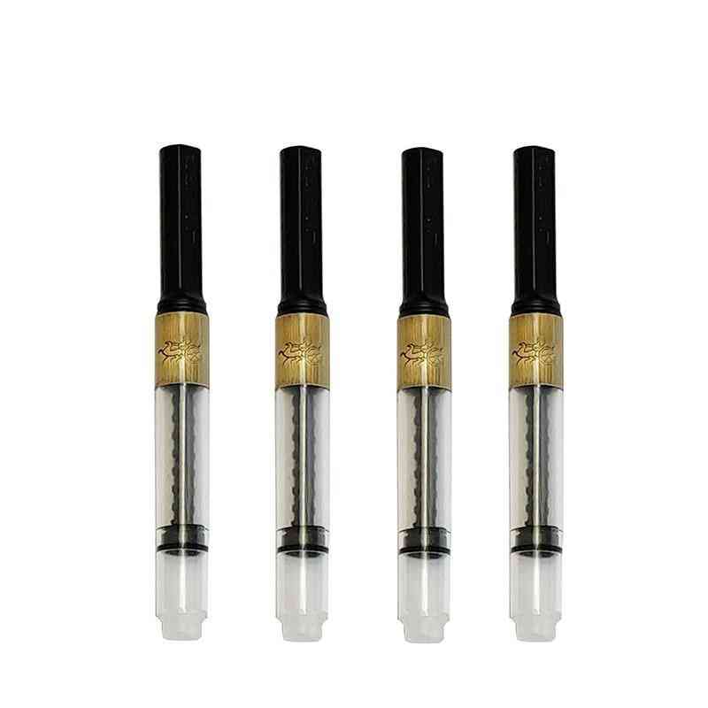 4pcs Ink Converters For Fountain Pen, Rocker Blotter Push/screw Type 2.6mm