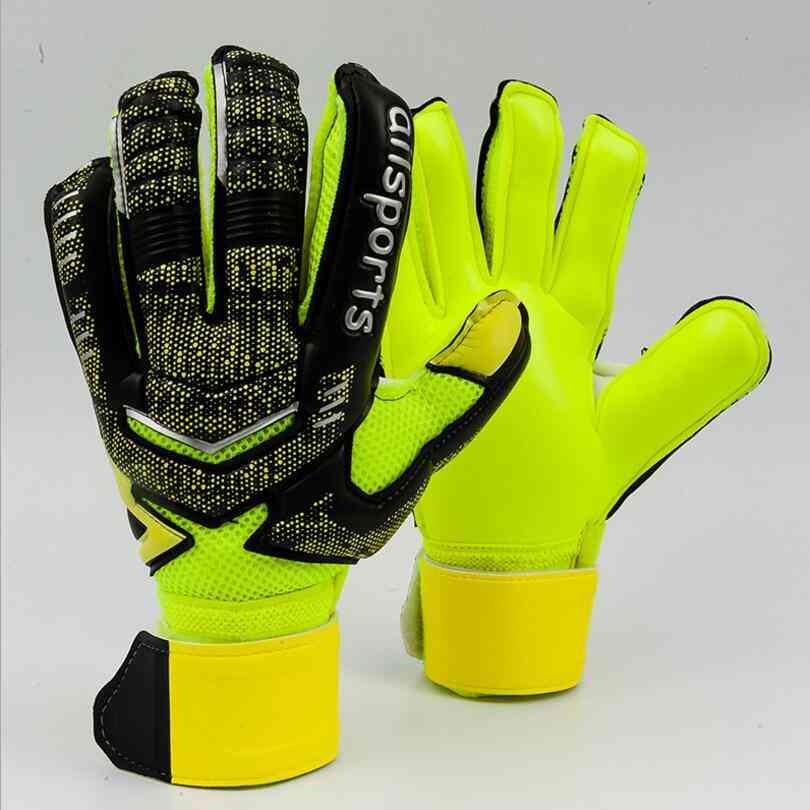 4 mm vratarjeve rokavice iz lateksa, zaščite prstov, odebeljene nogometne rokavice