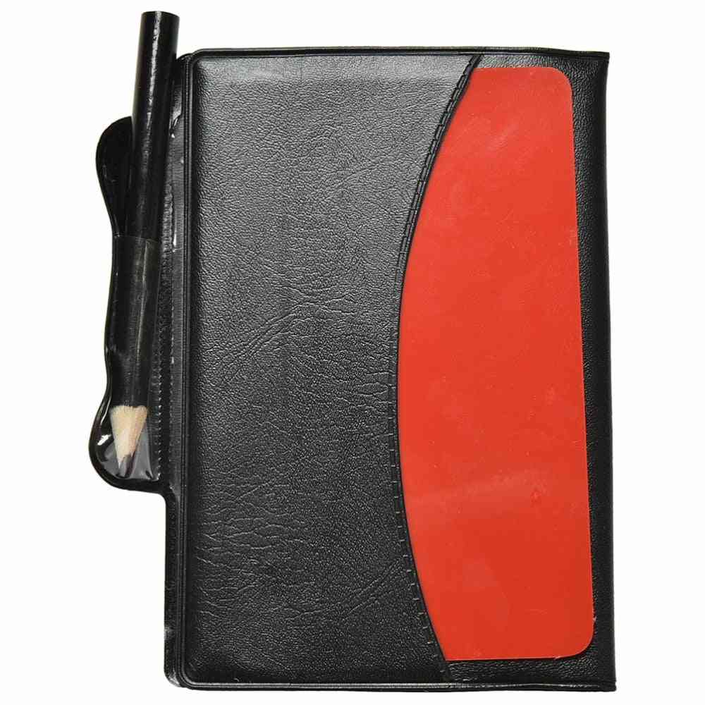Užitočný športový futbal futbalový rozhodca peňaženka notebook s kartou