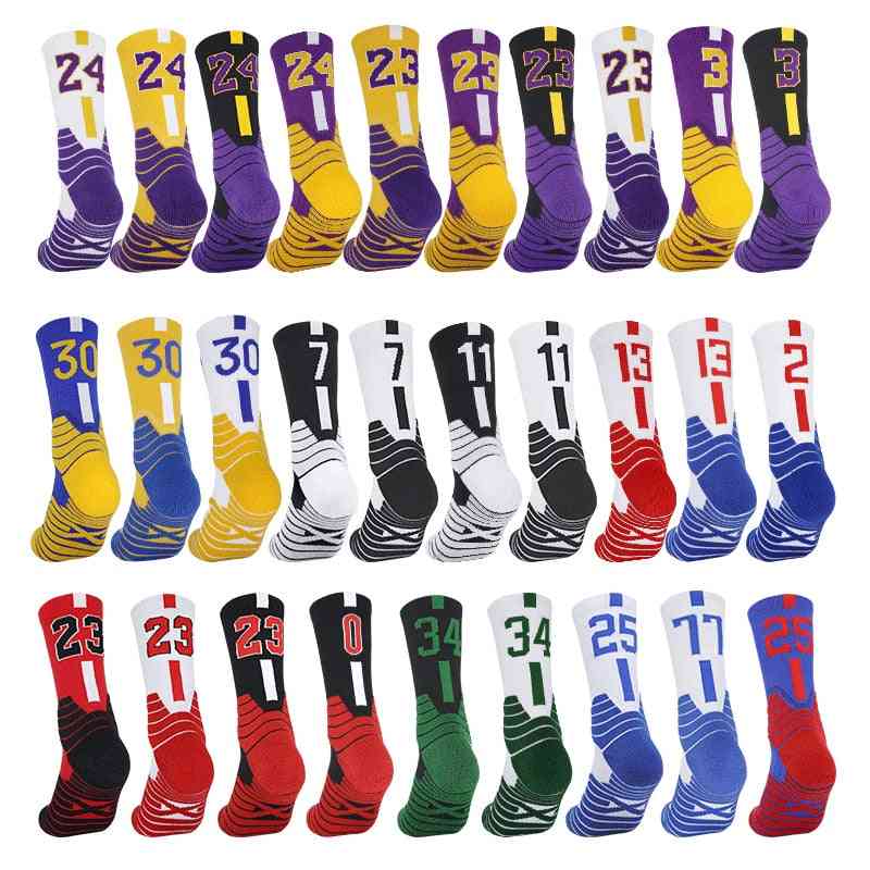 Basketbalový hráč tlusté sportovní osušky ponožky pro dospělé