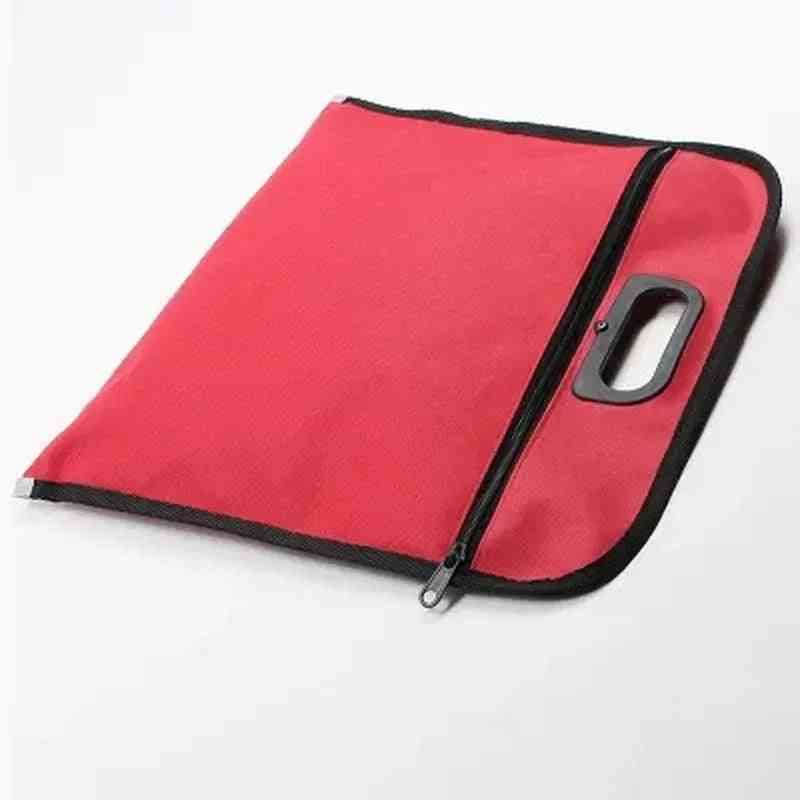 Waterproof Zipper Cloth Pocket Folder Bag