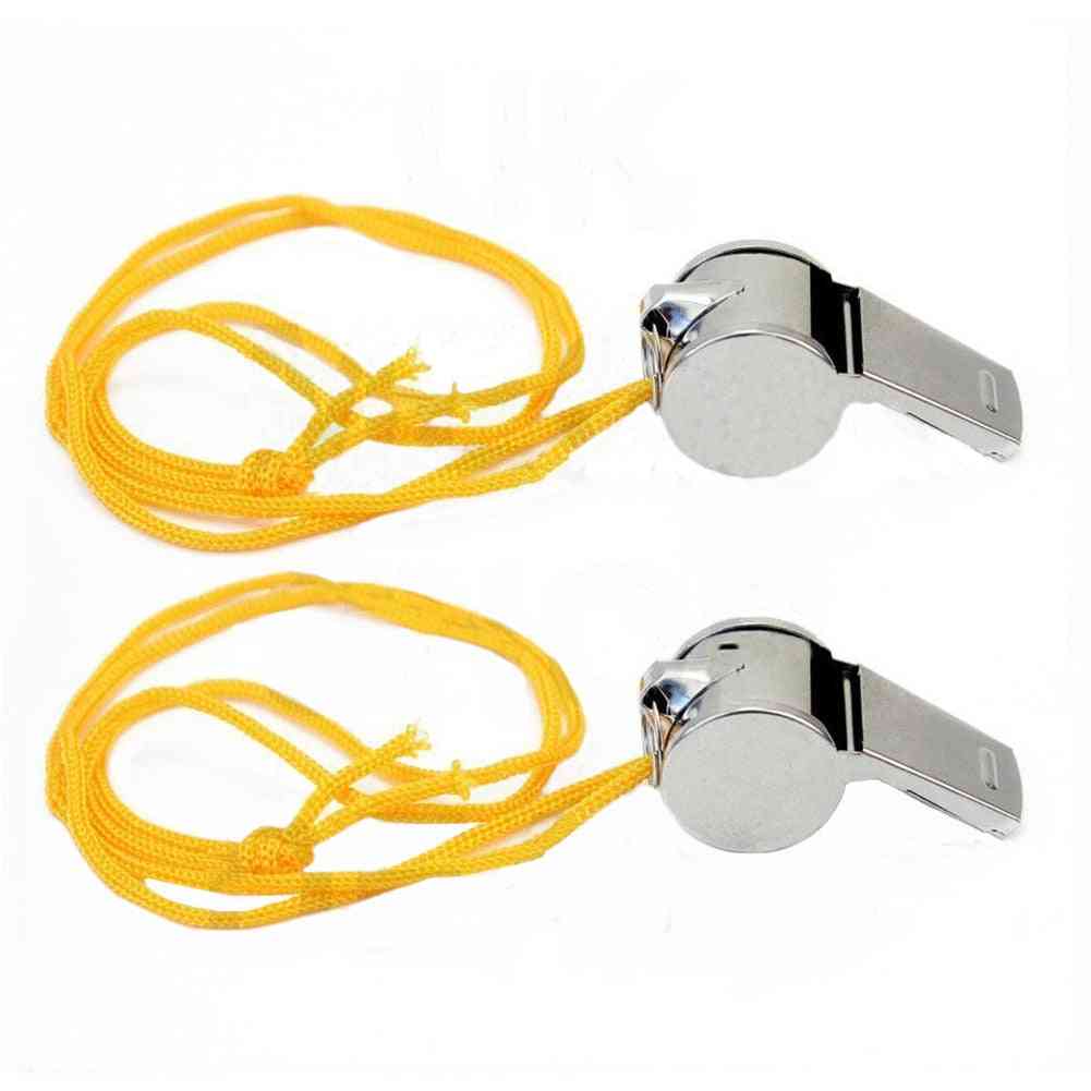 Stainless Steel Training Referee Sports Whistle Loud Tools