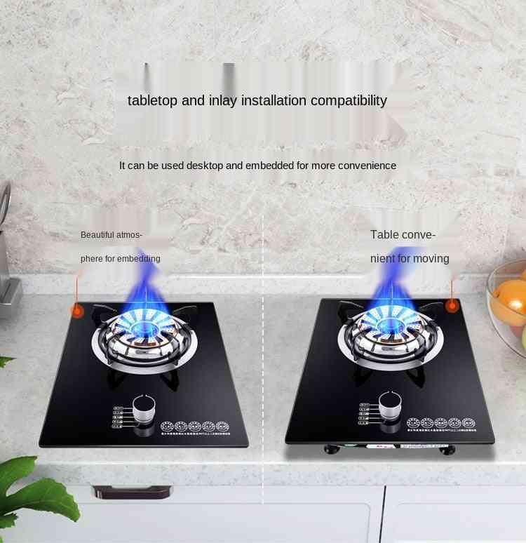 9-head Household Liquefied, Single Embedded, Station Fire, Gas Stove