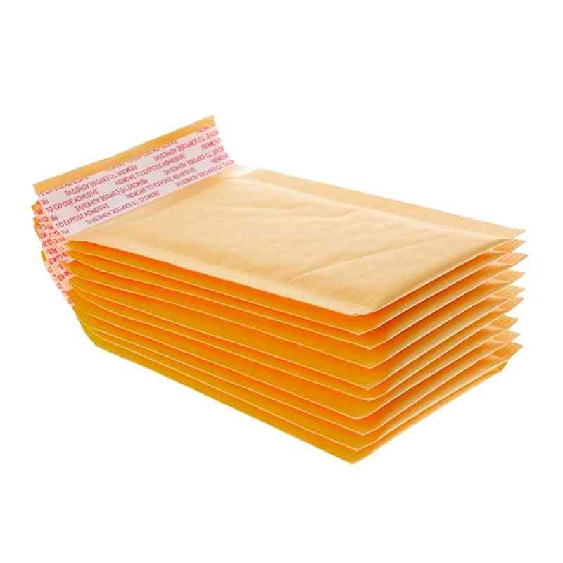 Kraft-kuplapostilaatikot keltainen pehmustettu postikassipaperi