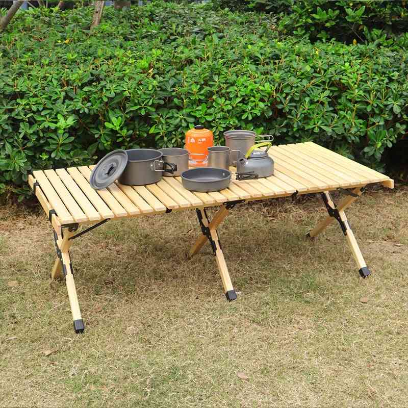 Camping Folding Wood Table