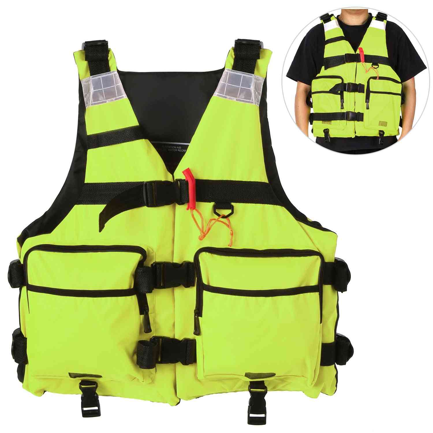 Reflective Life Jacket For Kayaking Fishing Sailing