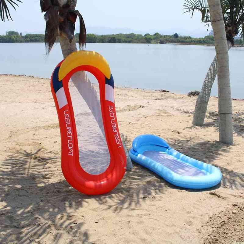 Portable Foldable Water Floating Bed - Inflatable Pool Air Mattresses
