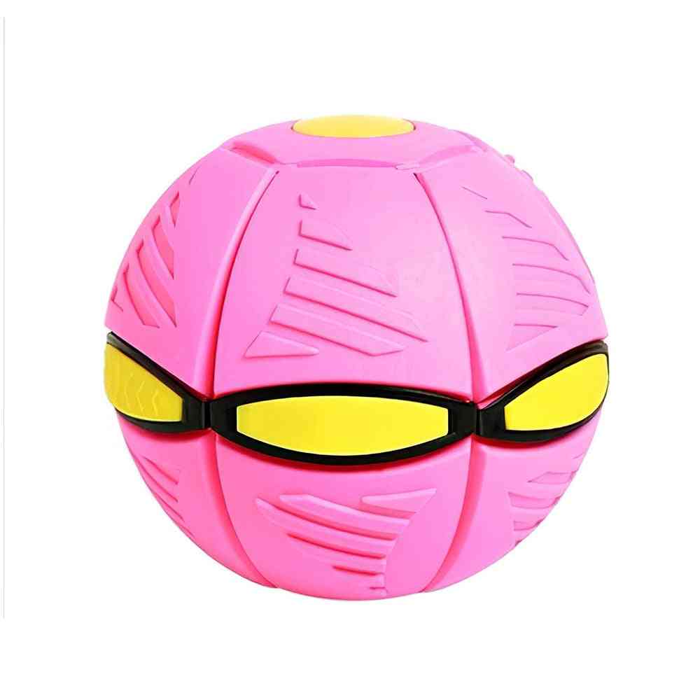 Rebound Bouncing Ball, Flying Saucer Shape Glowing Toy