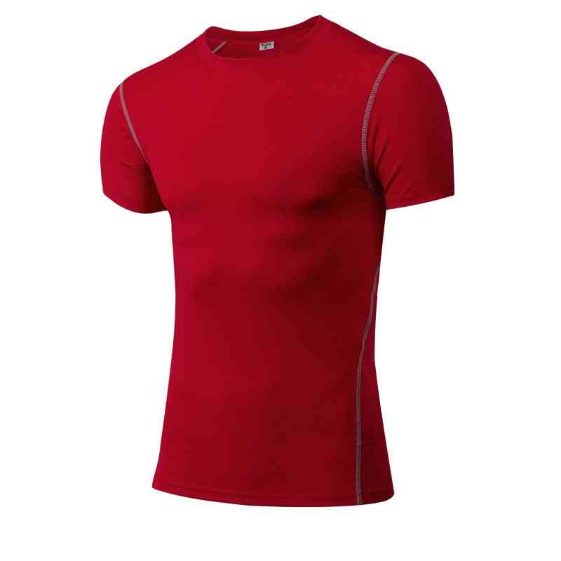 Sportovní triko, pánské tělocvičně fitness těsné tričko