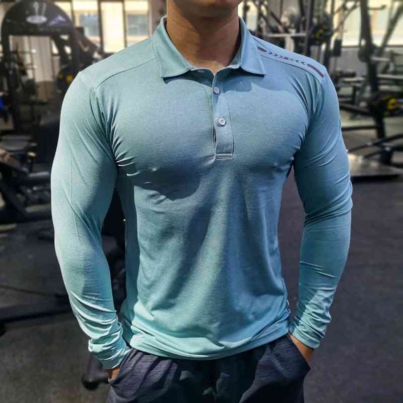 Maglietta da corsa ad asciugatura rapida, t-shirt sportiva da bodybuilding da uomo