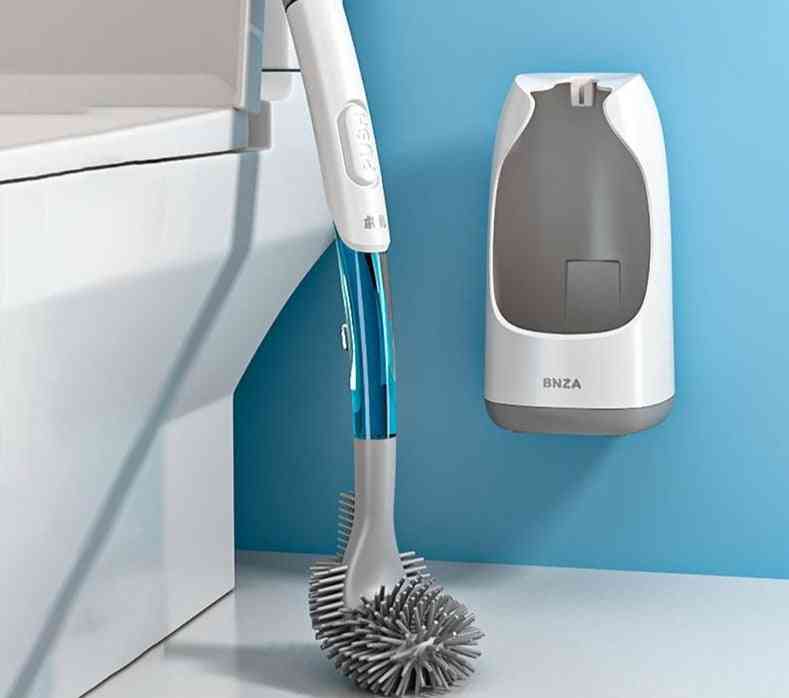 Wall-mounted Toilet Brush With Cleaning Tube