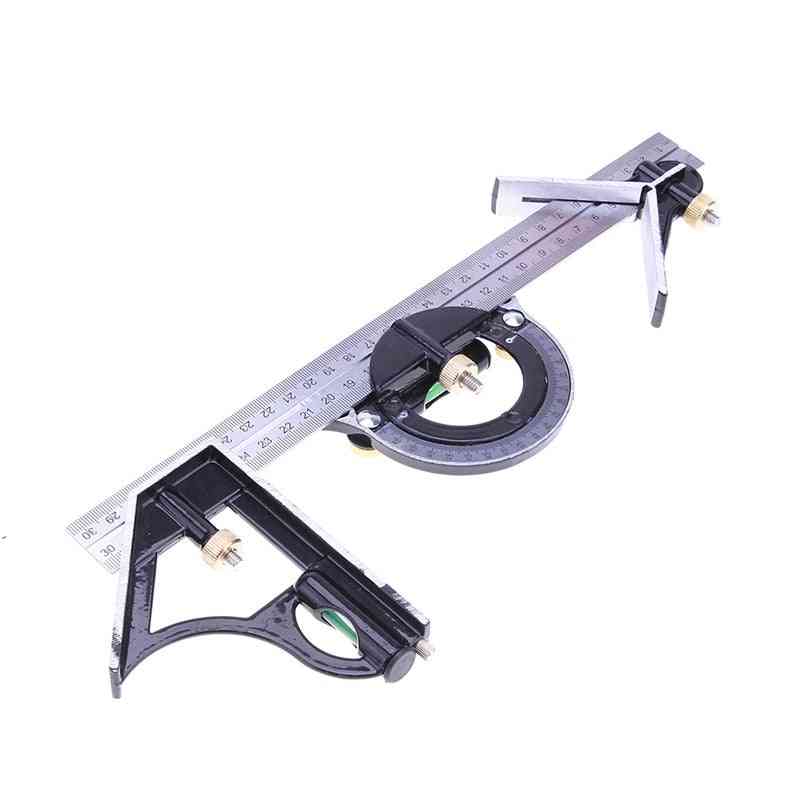 3 In1 Adjustable Ruler, Multi Square Angle Measuring Tool