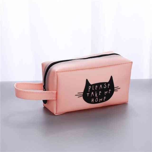 Stationery Trousse Gel, Cat Cute Pencil, Case Bag