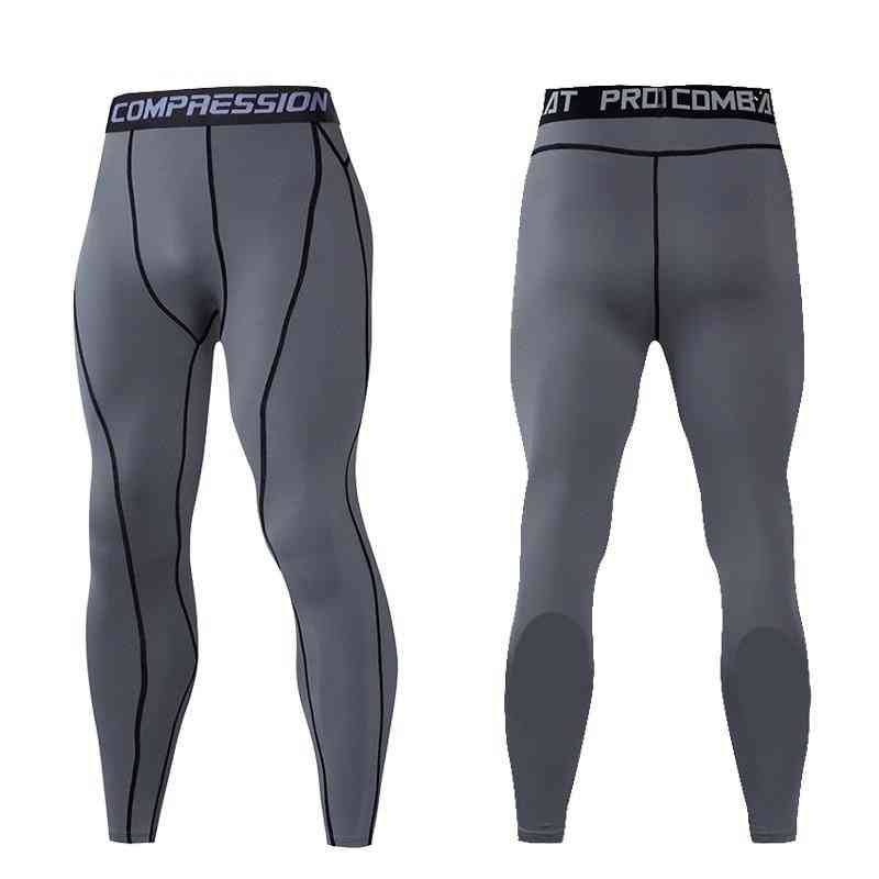 Men's Compression Tight Sports Gym Pants, Quick Dry Trousers
