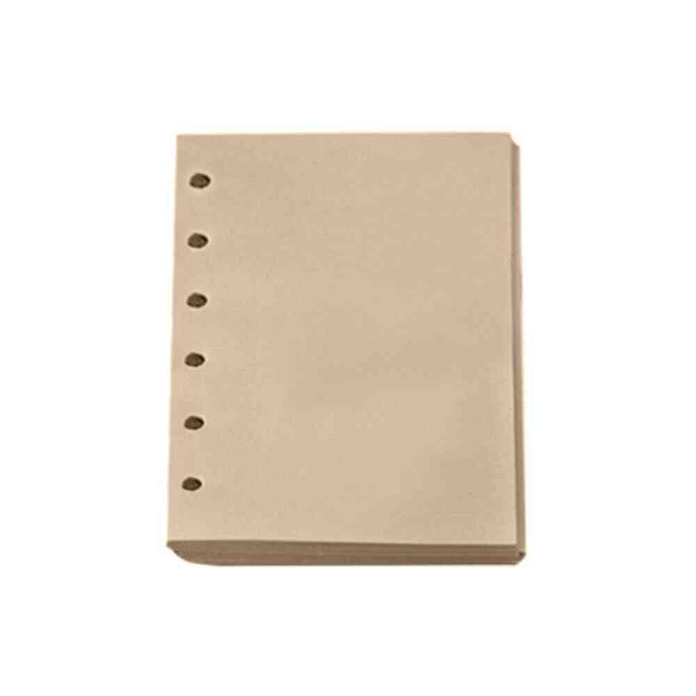 80 lapos notebook utántöltő belső a6 papírlap vintage retro nátronpapír