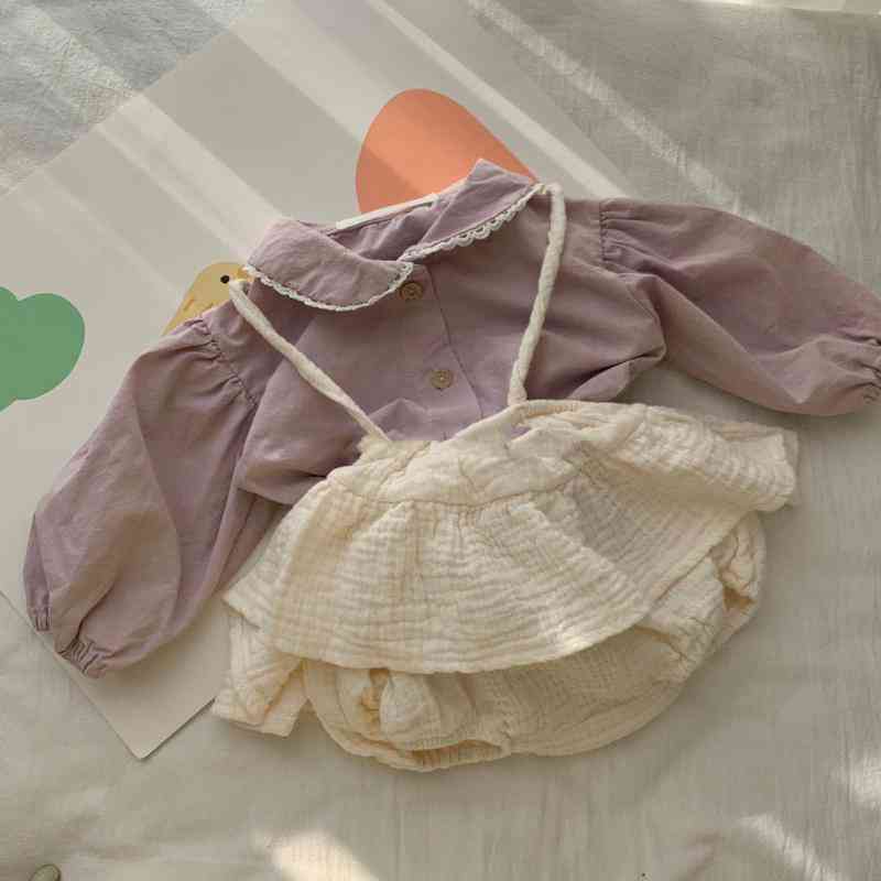 Spring Korean Style Baby Shirt, Autumn Tops