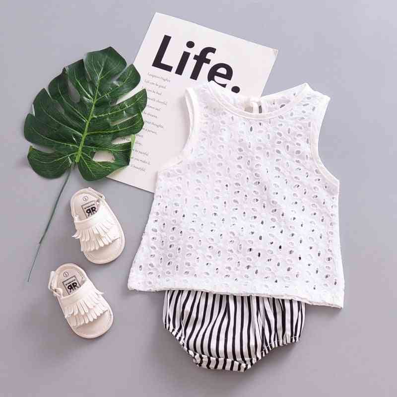 Baby Cute Lace, Hollow Tops T-shirt
