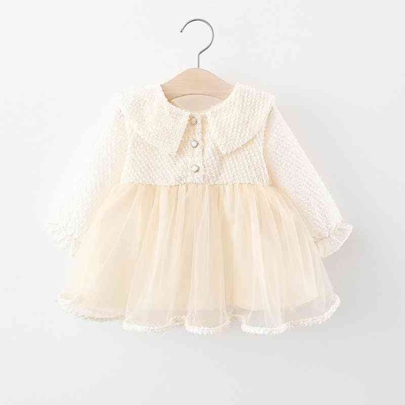 Spring Baby Girl Clothes, Long Sleeve Dress