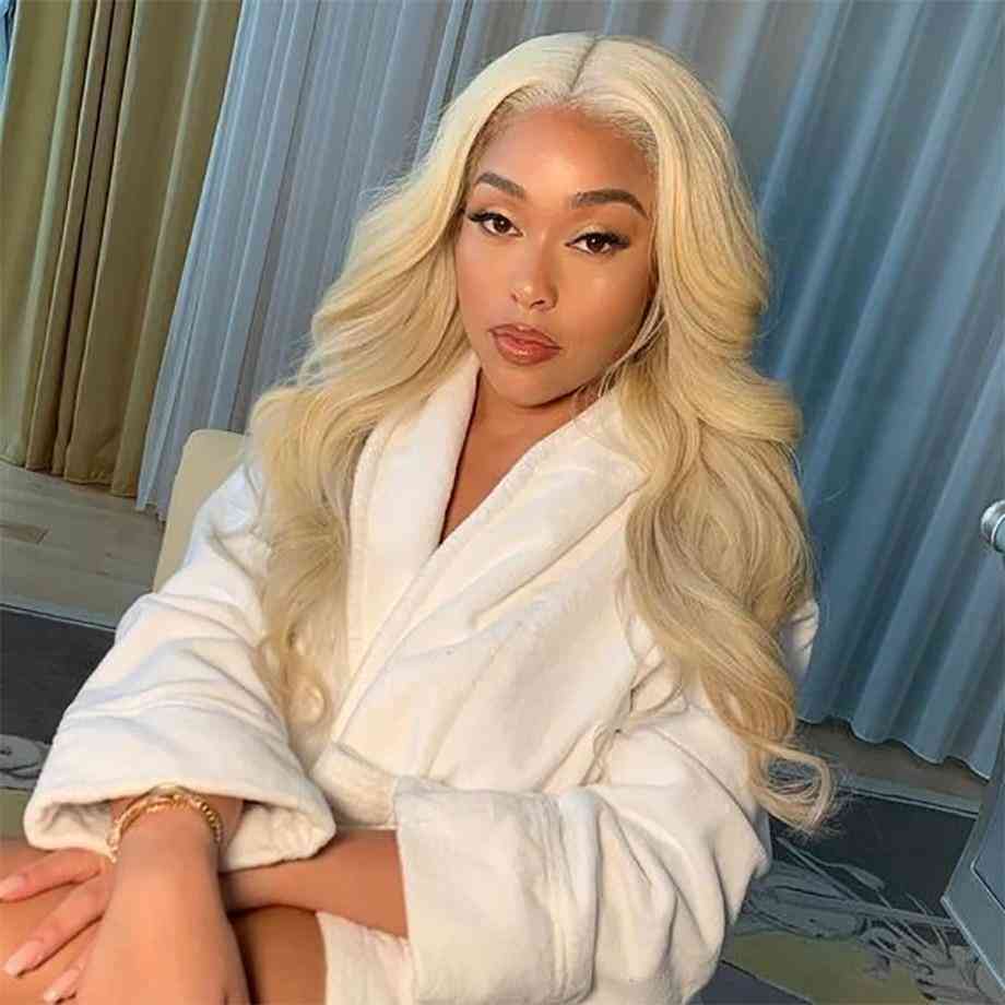 Body Wave 13*1 Lace Front Wigs Brazilian Remy Human Hair 613 Blonde