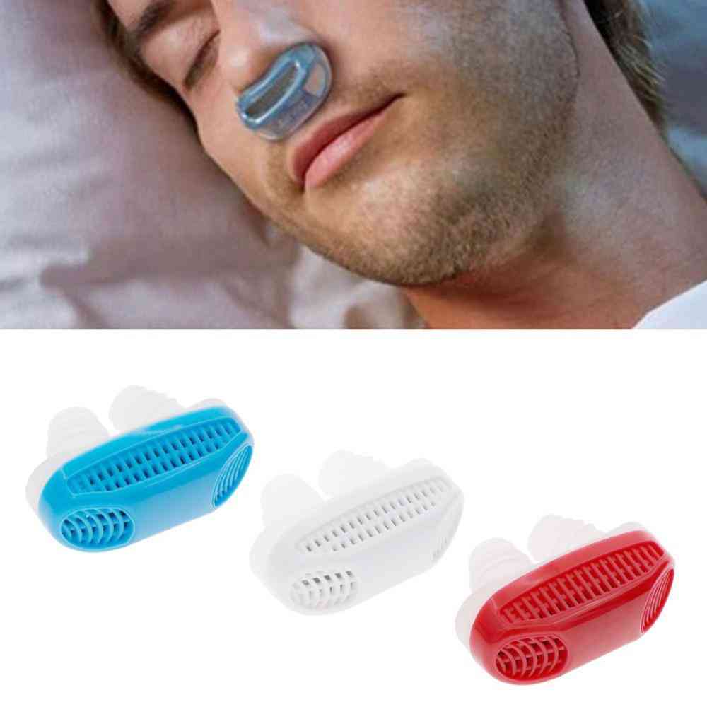 Anti snorking luftrenser sovehjelp lindrende snorking enhet