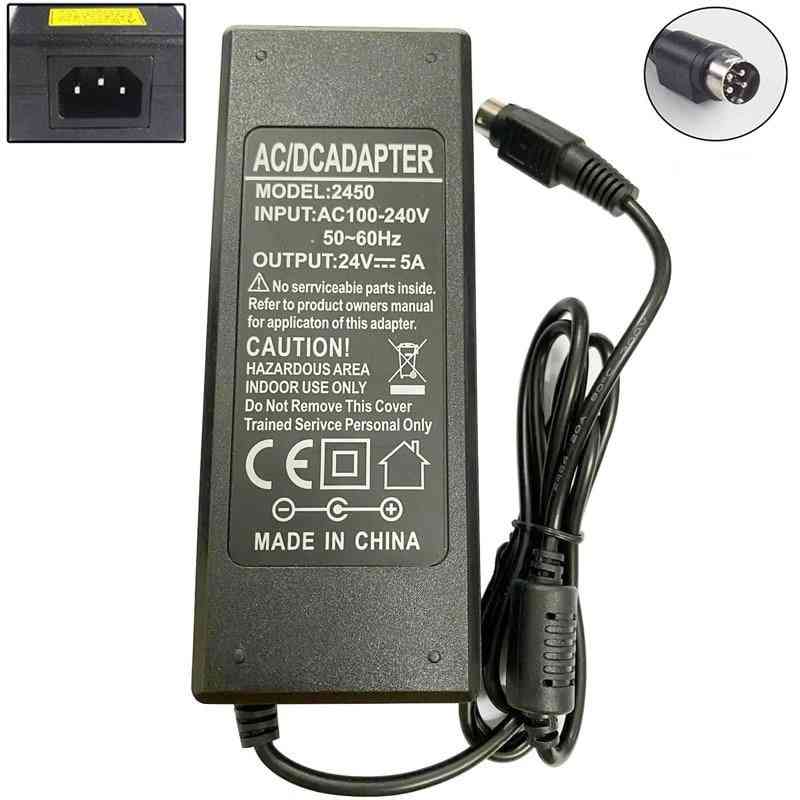 24V 5A 4pin hálózati adapter effinet efl-2202w fy2405000 lcd monitor csere tápegységhez