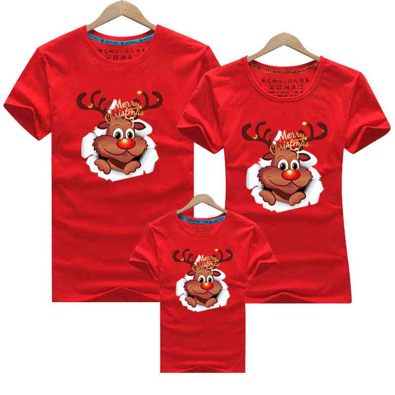 Matchende klær for familien, baby-t-skjorte for mamma (sett-6)