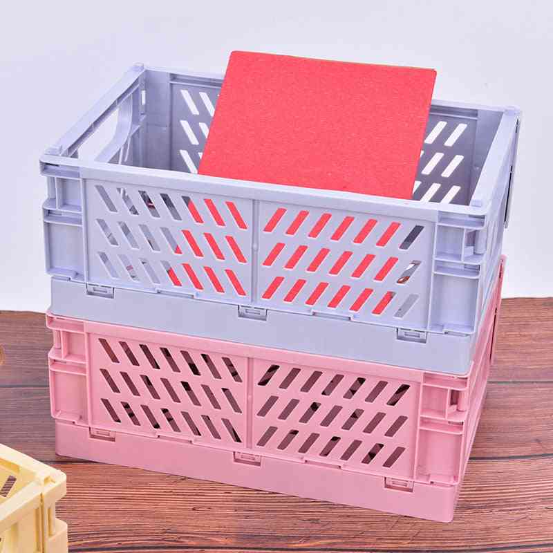 Foldable- Plastic Storage Basket