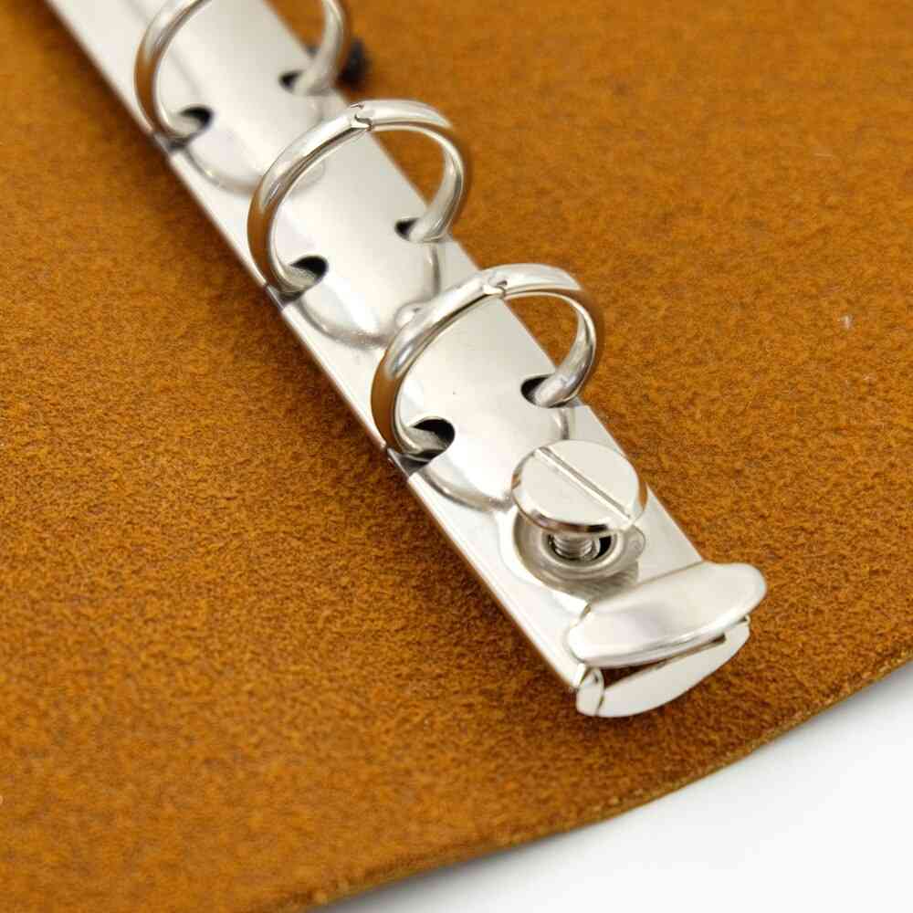 Spiral Notebook Metal Clip Ring Binder