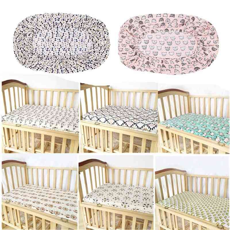 Baby Cot Crib Fitted Bedsheet