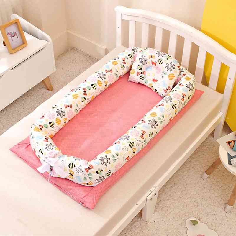 Toddler Bed Baby Nest, Kids  Portable Carrycot, Bassinet,  Crib Beds