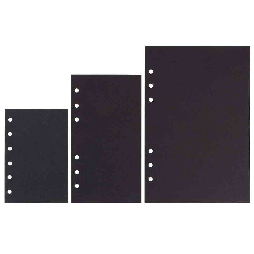 Notebooks Filler Papers- Crafts Inner Sheets, Black Card