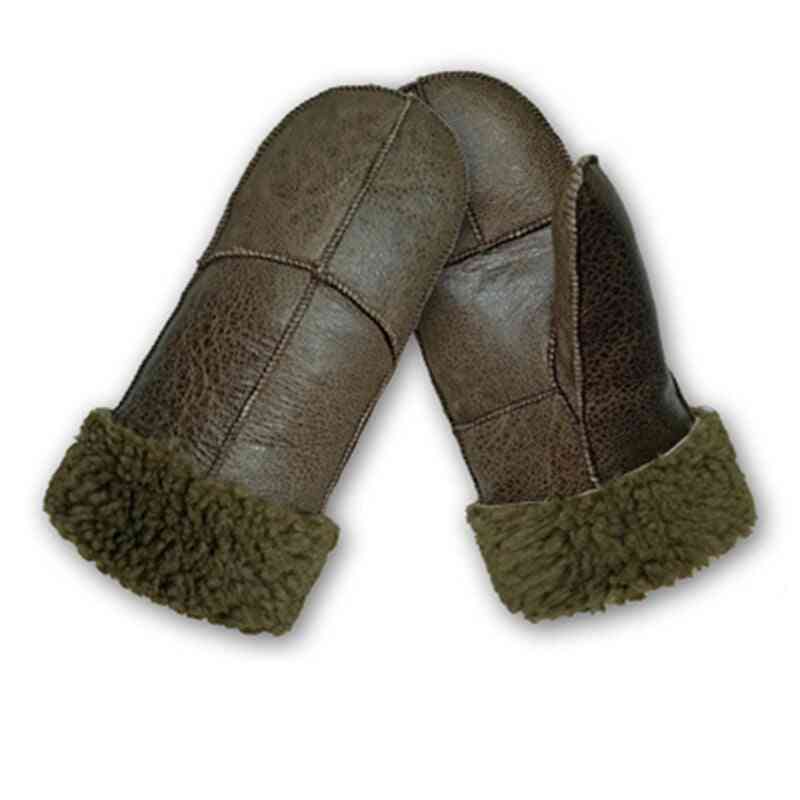 Winter- Sheepskin Wool Gloves