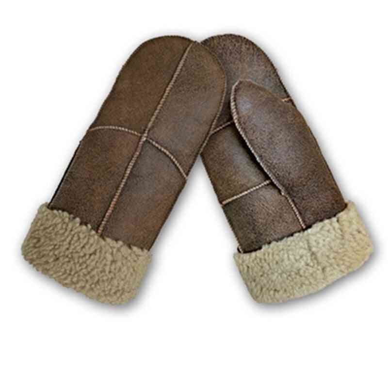 Winter- Sheepskin Wool Gloves