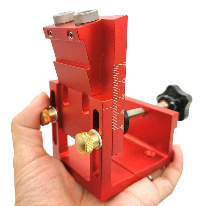 Pocket Hole Locator Jig Kit System For Wood Working Step Drill