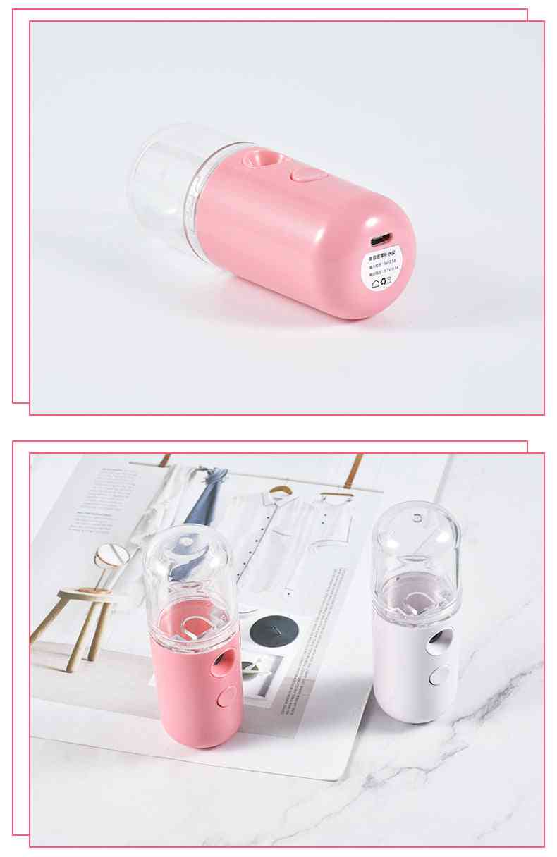 Portable- Nano Spray, Hydrating Face Apparatus, Mist Sprayer