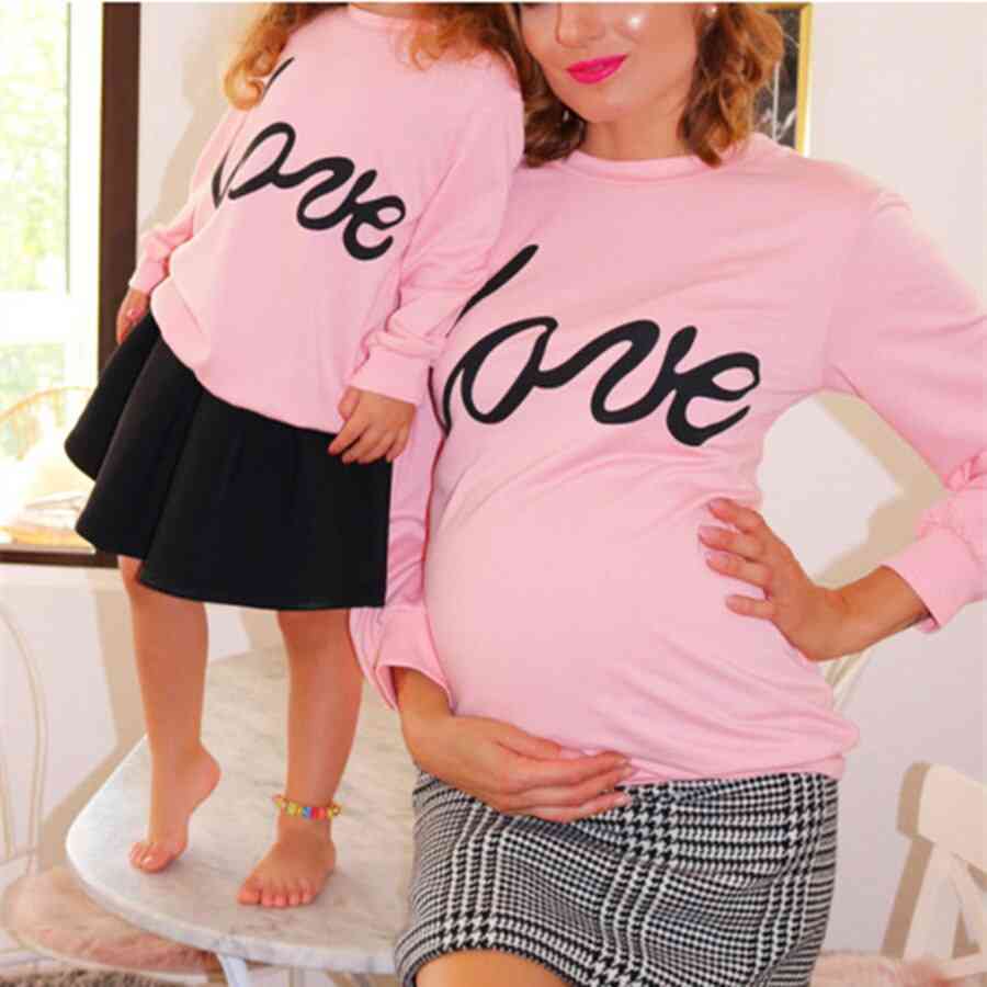 Family Mother And Daughter Clothes, Baby Hoodie