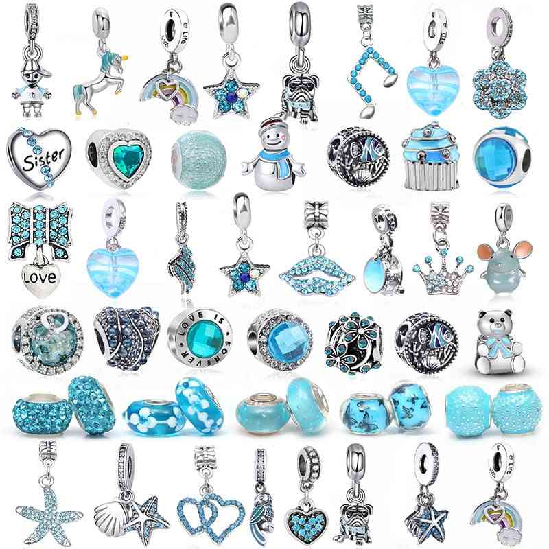 Boy & Girl Charm Beads For Bracelets / Necklaces