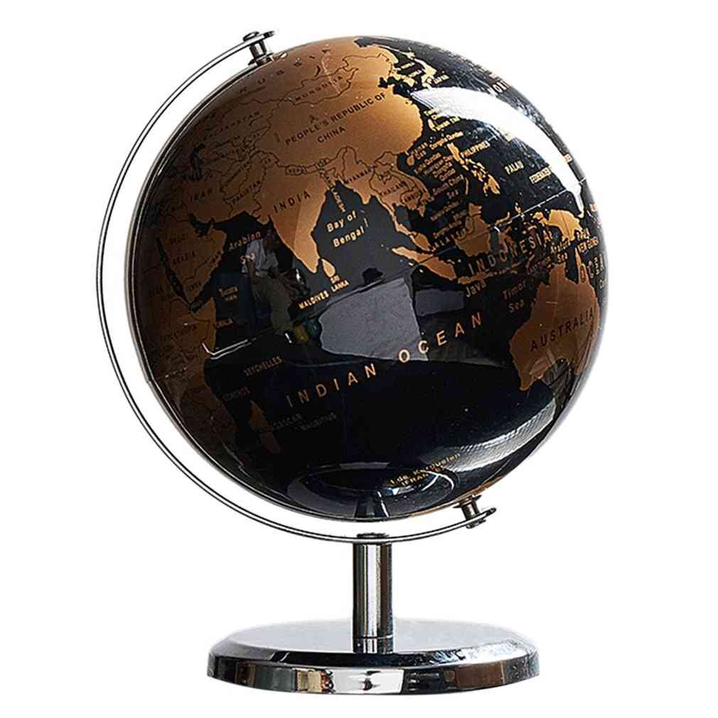 Globe Educational Geographic, Modern Desk Decoration With Metal Base