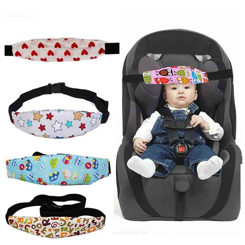 Supporto per la testa del seggiolino auto per neonati, cintura, fissaggio regolabile, ragazzo, ragazza, posizionatore del sonno per box, cuscini di sicurezza