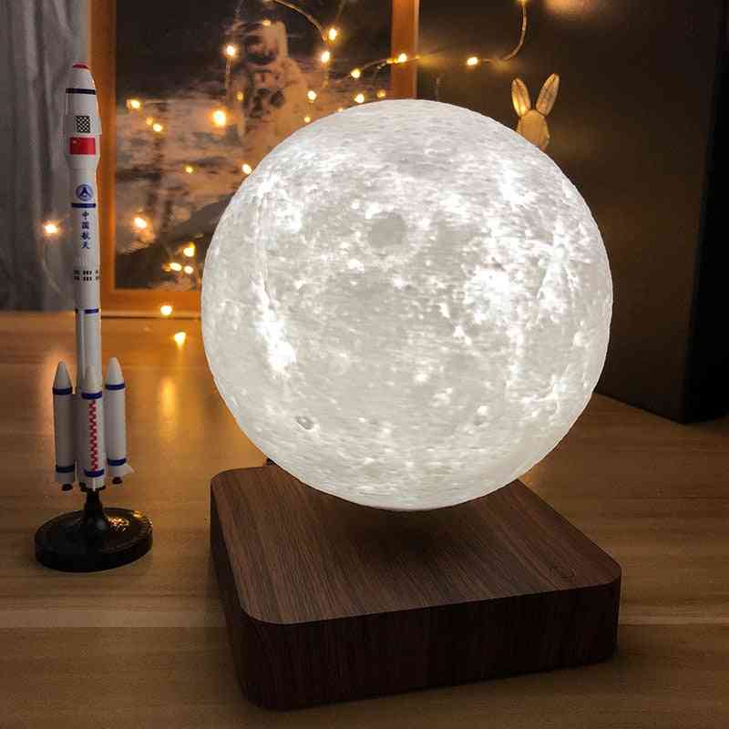 Földi földgömb nyomtatása lebegő hold lámpagömb megvilágítással forgó vezeték nélküli led földgömb irodai üzleti kellékek