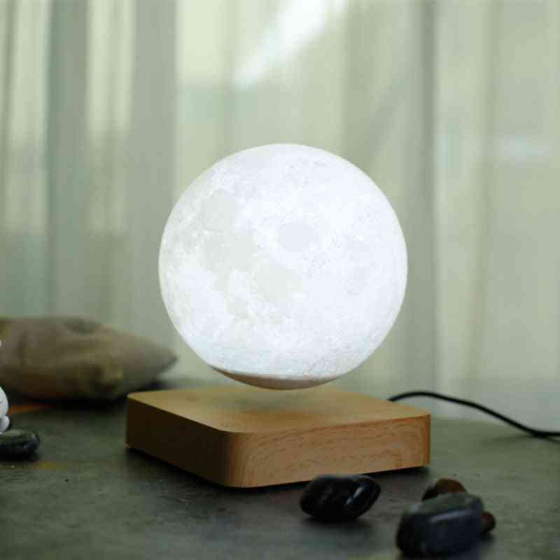 Földi földgömb nyomtatása lebegő hold lámpagömb megvilágítással forgó vezeték nélküli led földgömb irodai üzleti kellékek