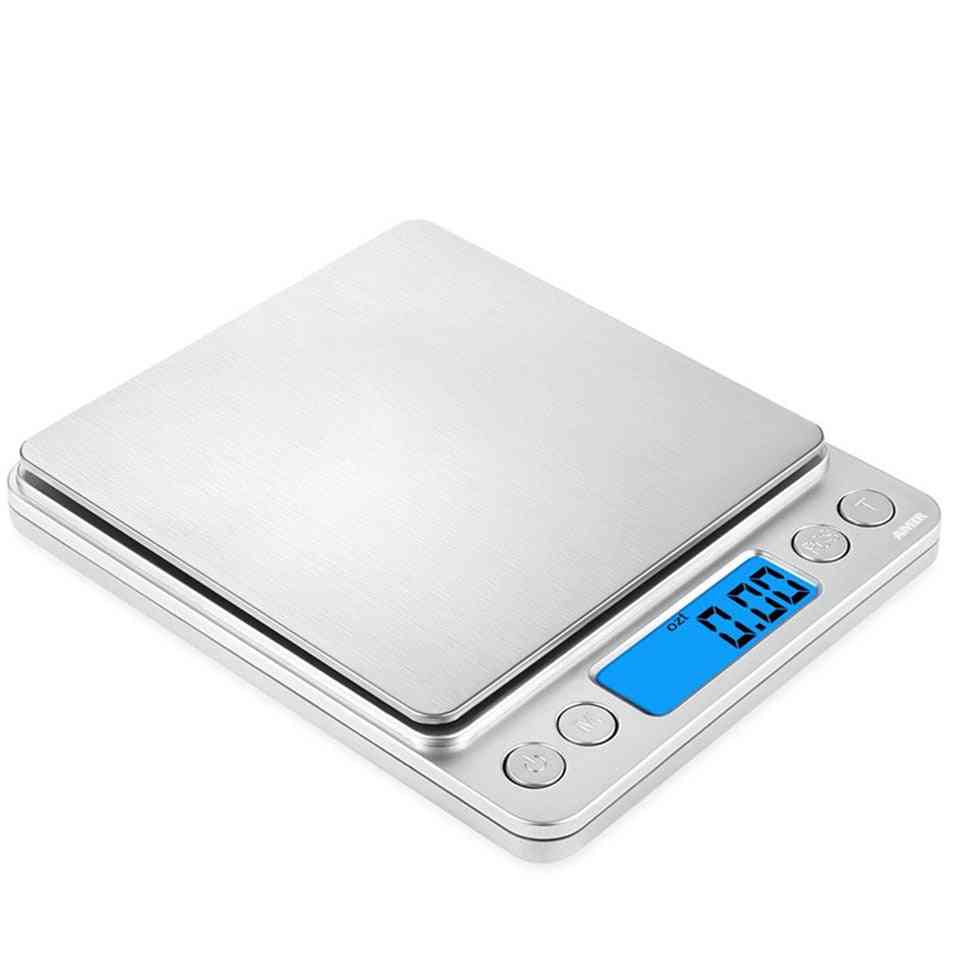 3000g/0,1g digital bærbar elektronisk vægt
